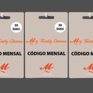 Combo três recargas My Family Cinema 30 dias