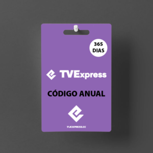 Arte da recarga TvExpress 365 dias